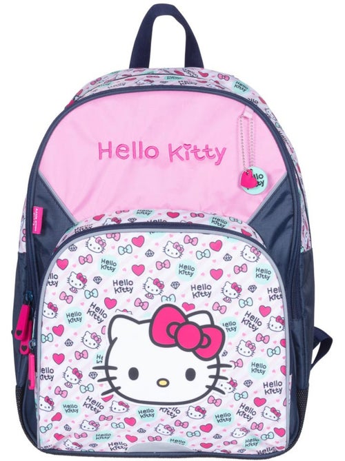 Sac à dos scolaire motif Hello Kitty dos moussé renforcé 42 CM - Kiabi