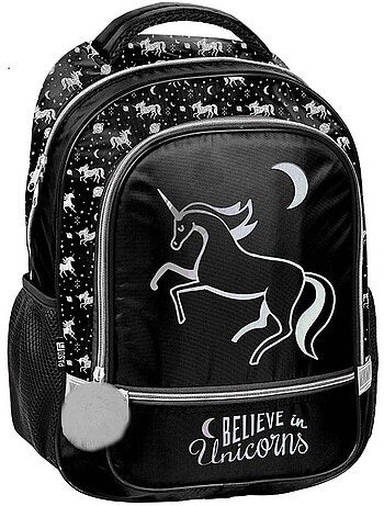 Sac à dos scolaire motif licorne imperméable