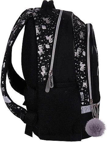 Sac à dos scolaire motif licorne imperméable