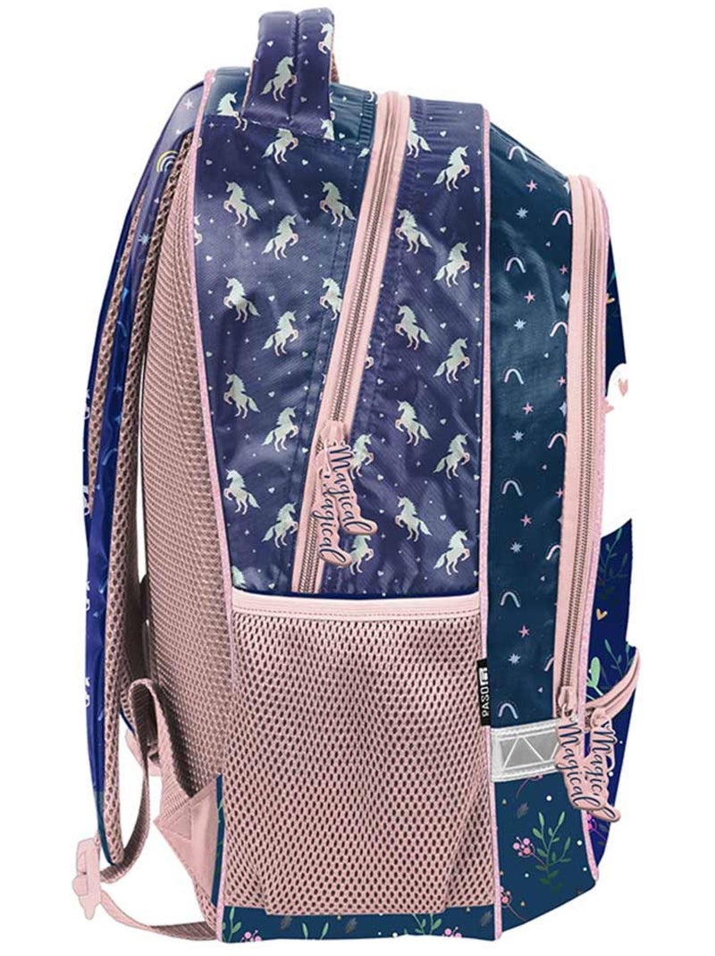 Sac à dos scolaire motif licorne imperméable La boutique des toons Bleu Bleu - Kiabi