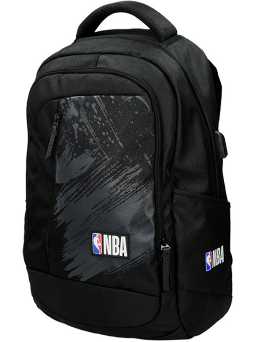 Sac à dos scolaire NBA Basket USA panneau imprimé effet polyester et port USB - Kiabi Sac à dos scolaire NBA Basket USA panneau imprimé effet polyester et port USB - Kiabi