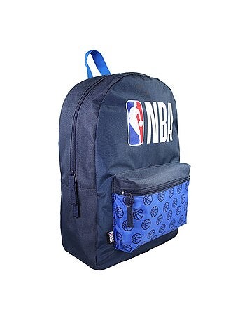 Sac à Dos Scolaire NBA Basketball - Marine - 1 compartiment zippé - 29x13x40cm - Bagtrotter
