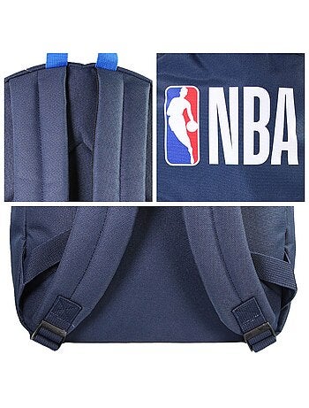 Sac à Dos Scolaire NBA Basketball - Marine - 1 compartiment zippé - 29x13x40cm - Bagtrotter