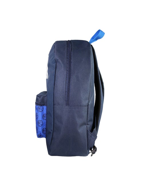 Sac à Dos Scolaire NBA Basketball -  Marine - 1 compartiment zippé - 29x13x40cm - Bagtrotter - Kiabi