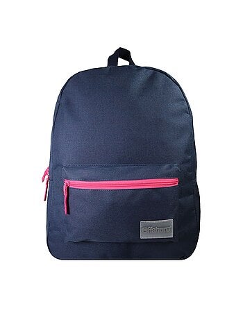 Sac à Dos Scolaire Offshore - Marine - 1 compartiment zippé - 29x13x40cm - Bagtrotter