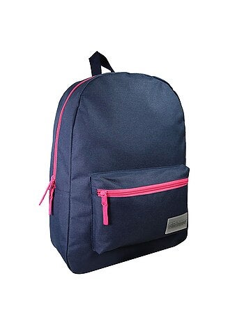 Sac à Dos Scolaire Offshore - Marine - 1 compartiment zippé - 29x13x40cm - Bagtrotter