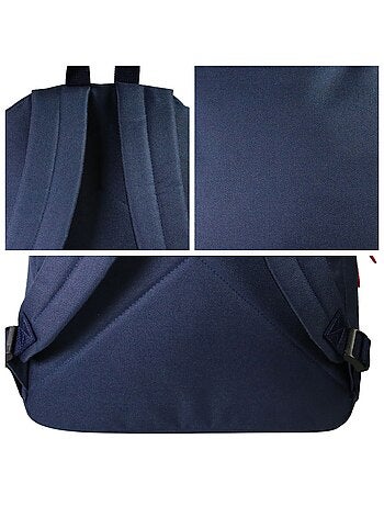 Sac à Dos Scolaire Offshore - Marine - 1 compartiment zippé - 29x13x40cm - Bagtrotter