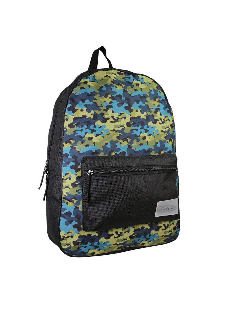 Sac à Dos Scolaire Offshore - Noir - 1 compartiment zippé - 29x13x40cm - Bagtrotter Noir - Kiabi