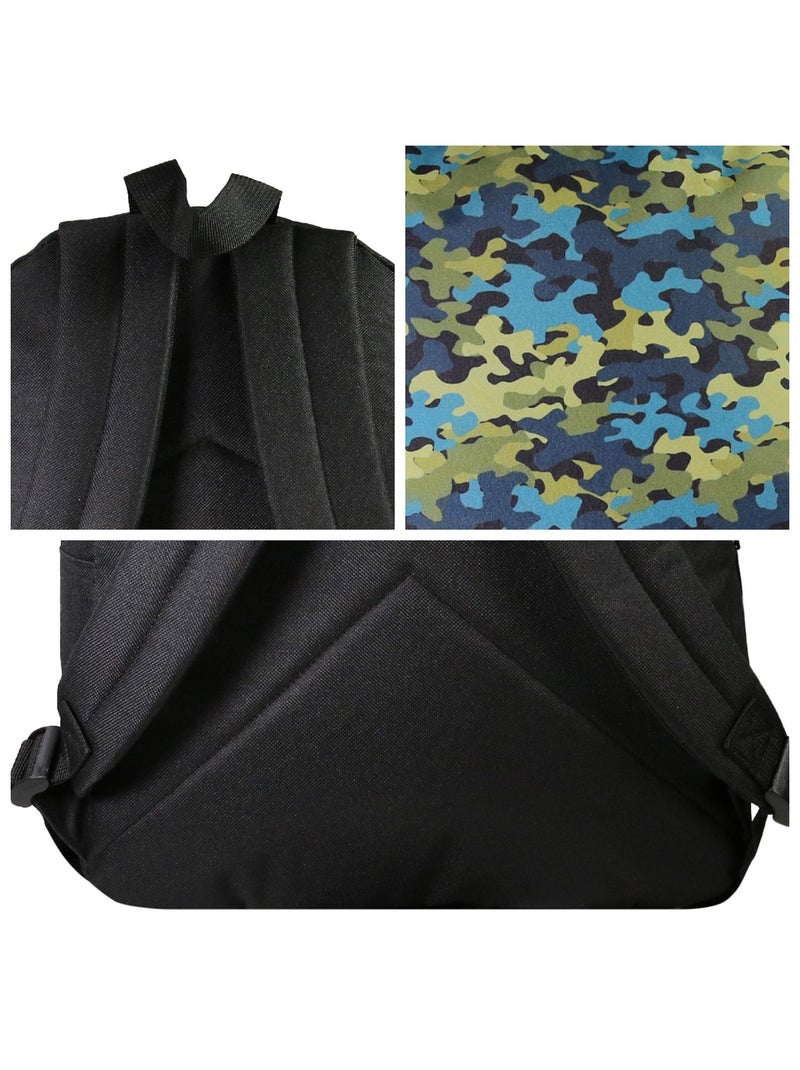 Sac à Dos Scolaire Offshore - Noir - 1 compartiment zippé - 29x13x40cm - Bagtrotter Noir - Kiabi
