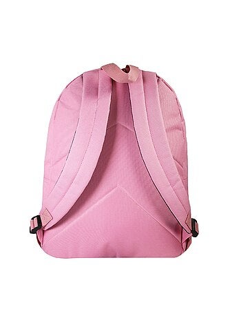 Sac à Dos Scolaire Offshore - Rose - Palmiers - 1 compartiment zippé - 29x13x40cm - Bagtrotter