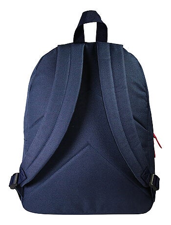 Sac à dos scolaire Offshore 1 compartiment bleu marine rose - Bagtrotter