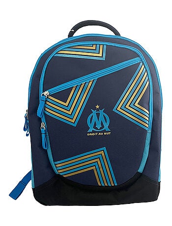 Sac à dos scolaire OM - Collection officielle OLYMPIQUE DE MARSEILLE - 3 compartiments