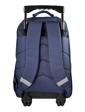 Sac à Dos Scolaire Primaire à Roulettes Cybel Bleu Marine 2 Compartiments Bagtrotter