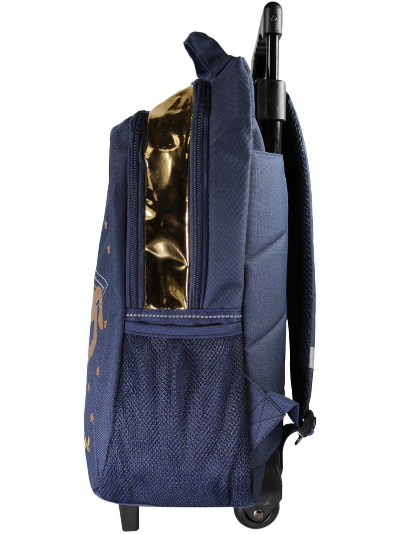 Sac à Dos Scolaire Primaire à Roulettes Cybel Bleu Marine  2 Compartiments Bagtrotter Bleu - Kiabi