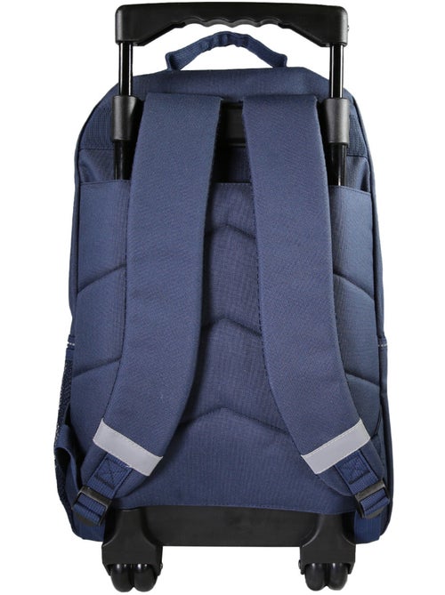 Sac à Dos Scolaire Primaire à Roulettes Cybel Bleu Marine  2 Compartiments Bagtrotter - Kiabi