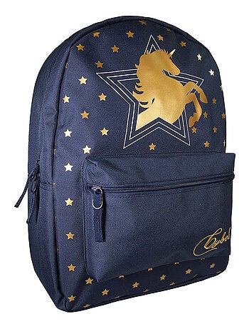 Sac à Dos Scolaire Primaire et Secondaire Cybel Bleu Marine 1 Compartiment Bagtrotter