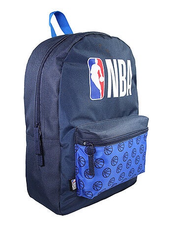 Sac à Dos Scolaire Primaire et Secondaire NBA Basketball Bleu Marine 1 Compartiment Bagtrotter