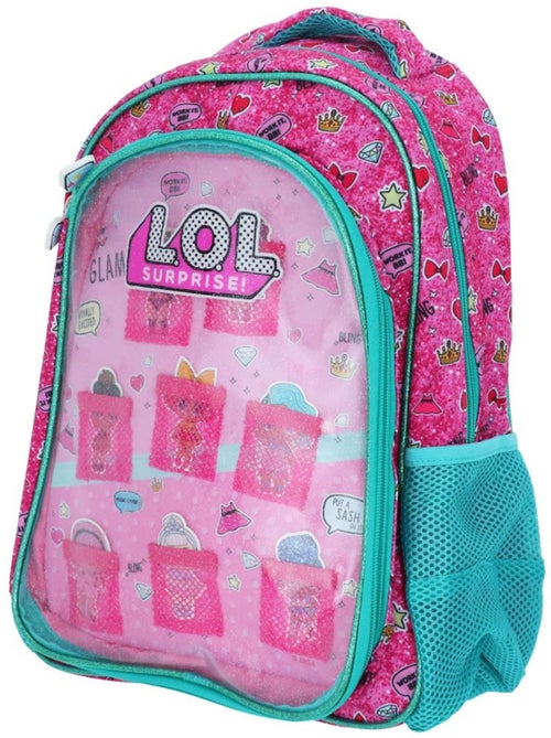 Sac à dos scolaire PVC pailleté LOL Surprise - Kiabi Sac à dos scolaire PVC pailleté LOL Surprise - Kiabi