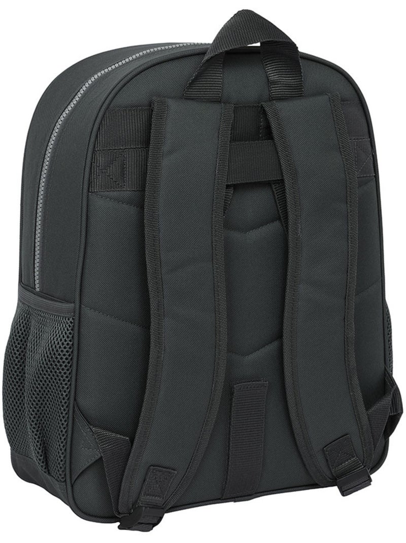Sac à dos scolaire Real Madrid en polyester tissé officiel Gris - Kiabi