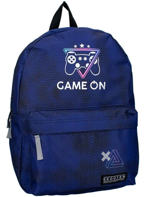 Sac à Dos Scolaire Skooter "Game On" - Forme Borne - 39 CM - Kiabi