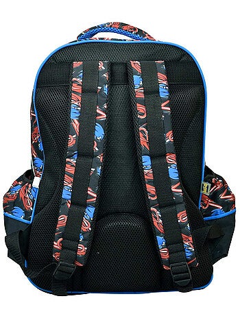 Sac à dos scolaire Sonic Prime imprimé personnage 2 compartiments