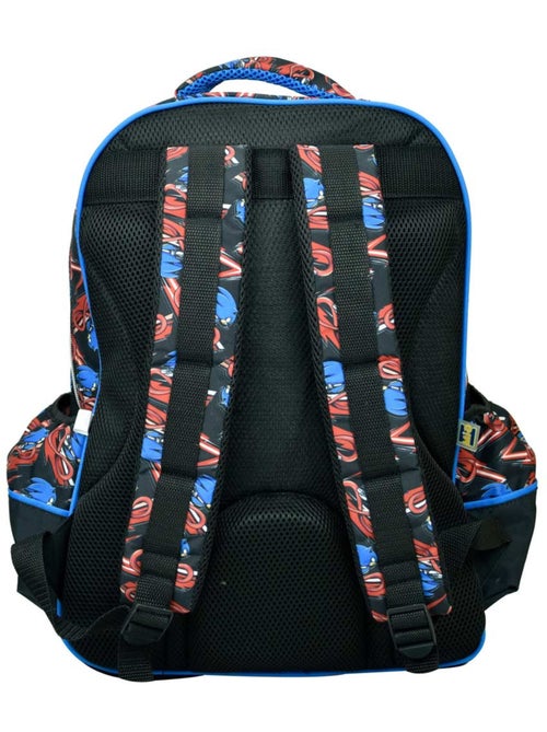 Sac à dos scolaire Sonic Prime imprimé personnage 2 compartiments - Kiabi