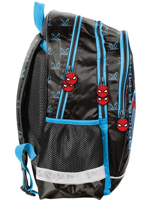 Sac à dos scolaire Spider-Man finition synthétique brillante Paso - Kiabi