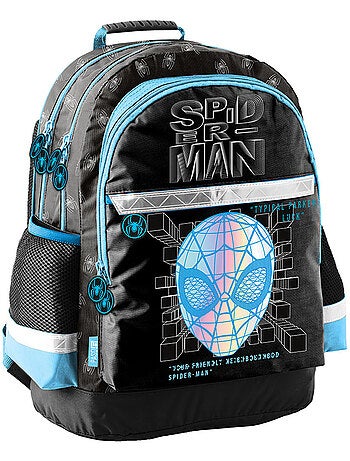 Sac à Dos Scolaire Spiderman Masque avec 2 compartiments 42 CM