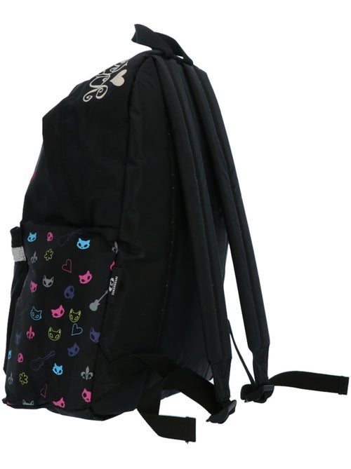Sac à Dos Scolaire Sugar & Babe Mysterious Cats pop-rock 45 CM - Kiabi