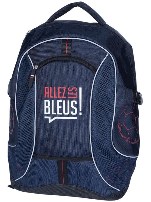Sac à dos scolaire textile haut de gamme Allez Les Bleus 42 CM - Kiabi Sac à dos scolaire textile haut de gamme Allez Les Bleus 42 CM - Kiabi