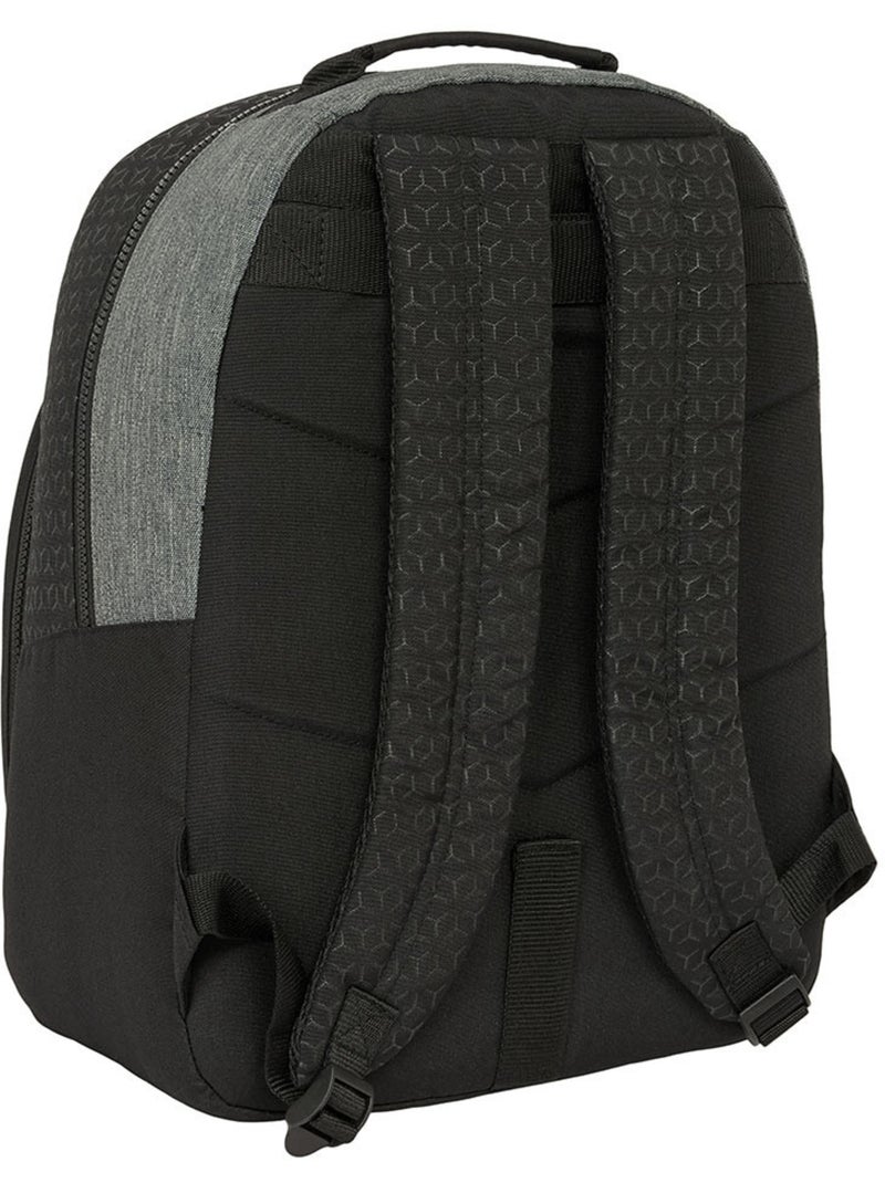 Sac à dos slim Old School en tissu recyclé SAFTA Noir Blanc Gris - Kiabi