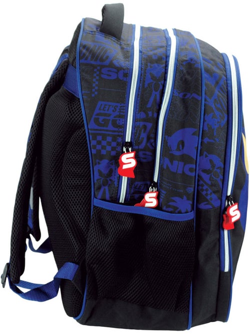 Sac à dos 'Sonic' – Classic Let's Go 2 compartiments – 43 cm - Kiabi
