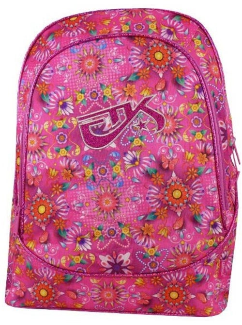 Sac à dos souple motif floral rose 40 cm fermeture zippée - Kiabi Sac à dos souple motif floral rose 40 cm fermeture zippée - Kiabi