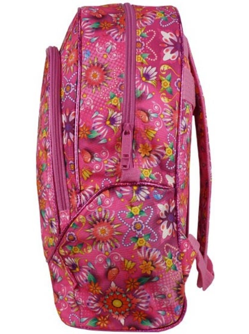 Sac à dos souple motif floral rose 40 cm fermeture zippée - Kiabi Sac à dos souple motif floral rose 40 cm fermeture zippée - Kiabi