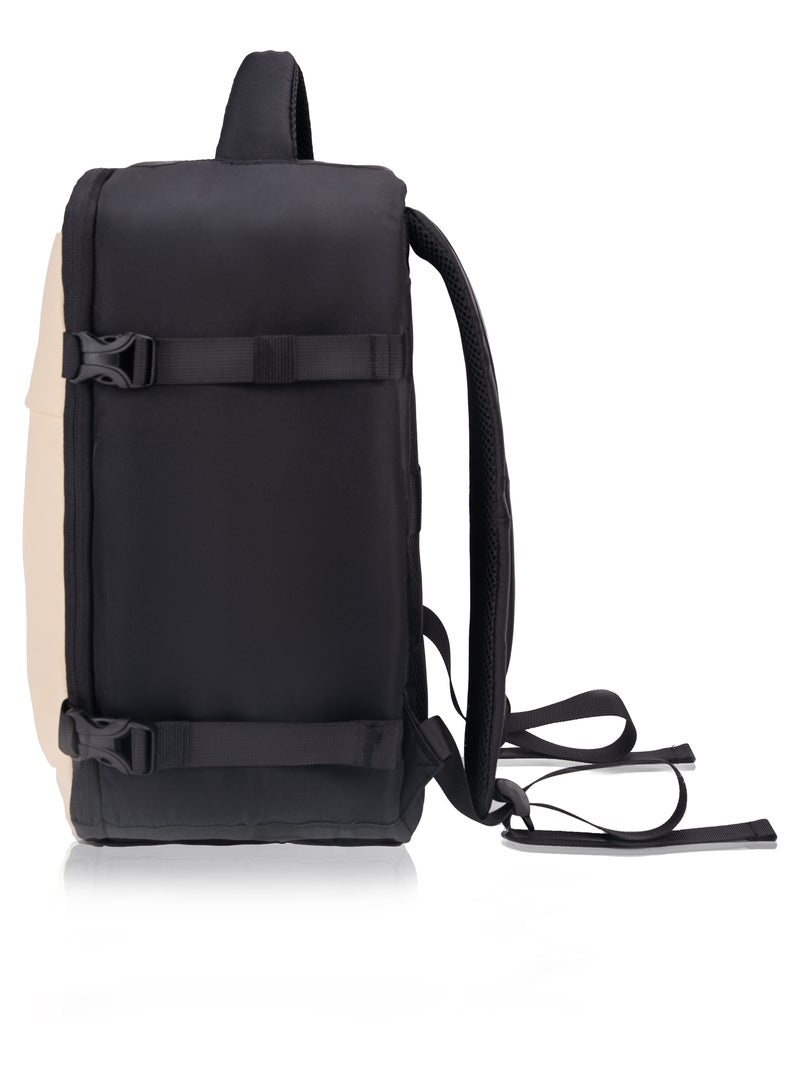 Sac à dos sous vide avec Pompe Air | Bagage à Main 40x30x20cm | Imperméable | CELIMS France Beige - Kiabi