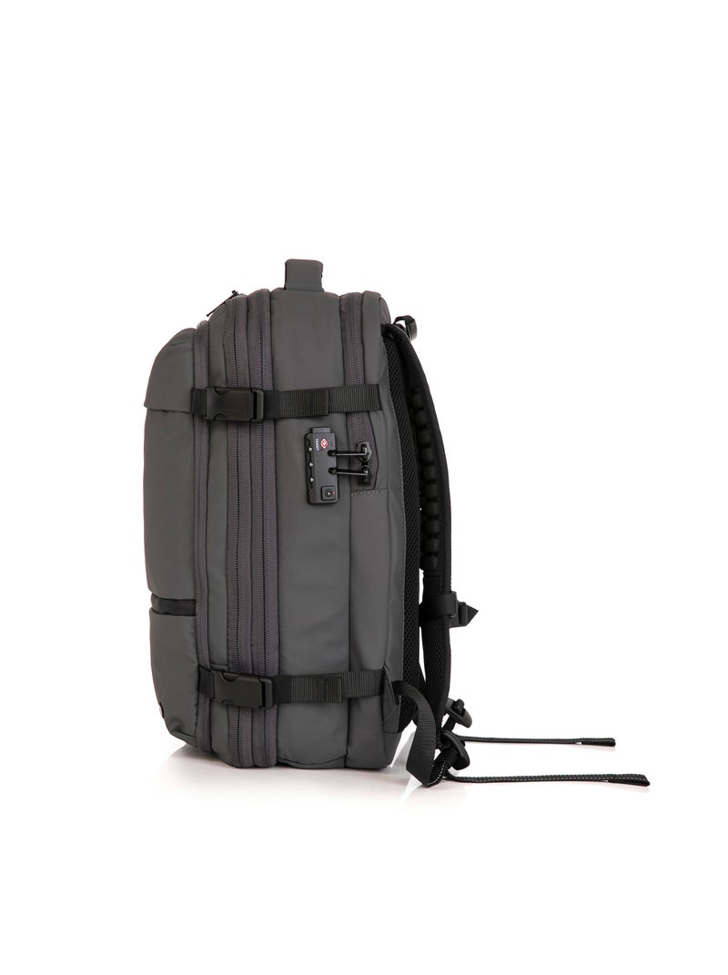 Sac à dos Sous Vide avec Pompe Air | Extensible | Cadenas TSA | CELIMS France Gris - Kiabi