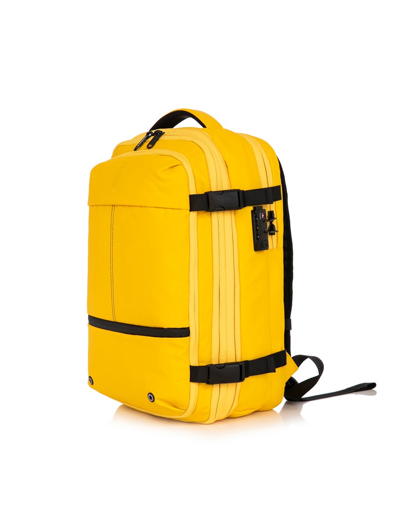 Sac à dos Sous Vide avec Pompe Air | Extensible | Cadenas TSA | CELIMS France Jaune - Kiabi