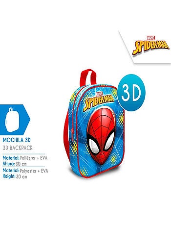Sac à Dos Spiderman motif 3D - Hauteur 30 cm