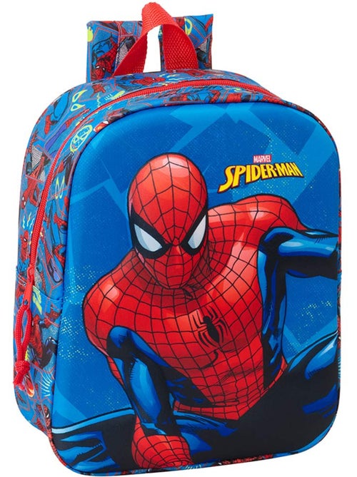 Sac à dos Spiderman semi-rigide 3D Alpha55 - Kiabi