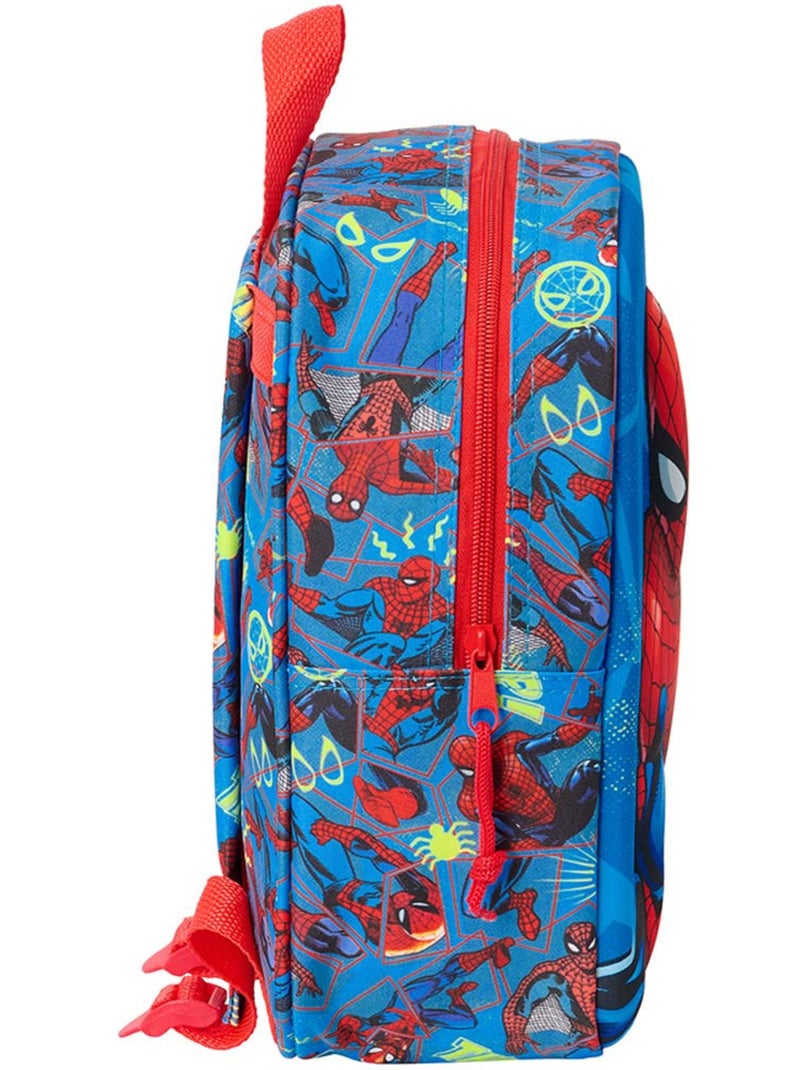Sac à dos Spiderman semi-rigide 3D Alpha55 Bleu Rouge Bleu - Kiabi