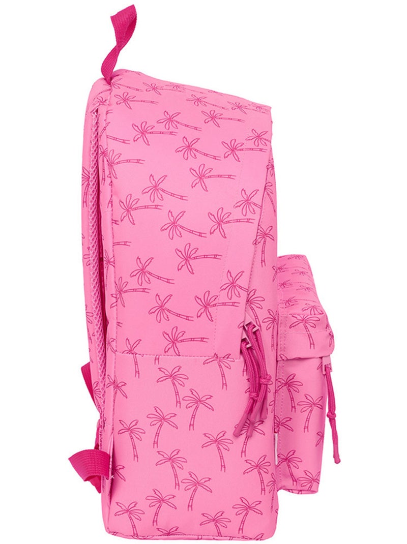 Sac à Dos Stitch et Angel - forme borne et imprimé palmiers - 42 CM Rose - Kiabi