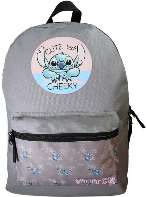 Sac à dos Stitch gris 1 compartiment - Kiabi Sac à dos Stitch gris 1 compartiment - Kiabi