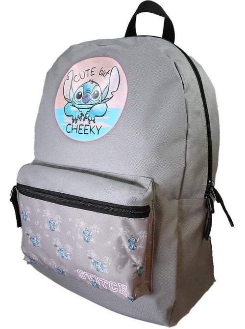 Sac à dos Stitch gris 1 compartiment - Kiabi Sac à dos Stitch gris 1 compartiment - Kiabi