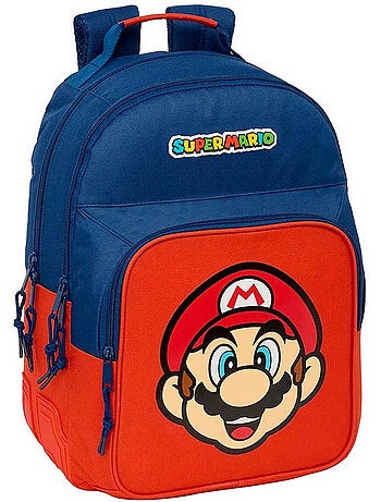 Sac à dos Super Mario Mamma Mia 2 compartiments zippés 32 x 15 x 42