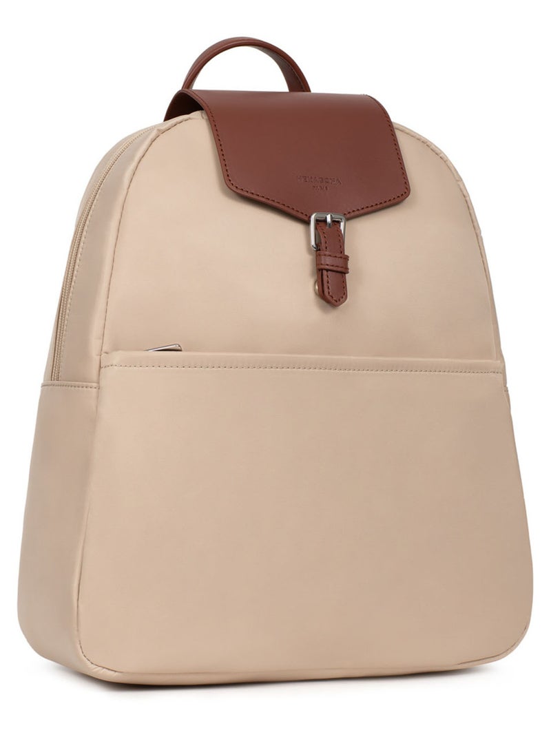 Sac à dos  Tablette & A4  Grand POP Beige sable - Kiabi