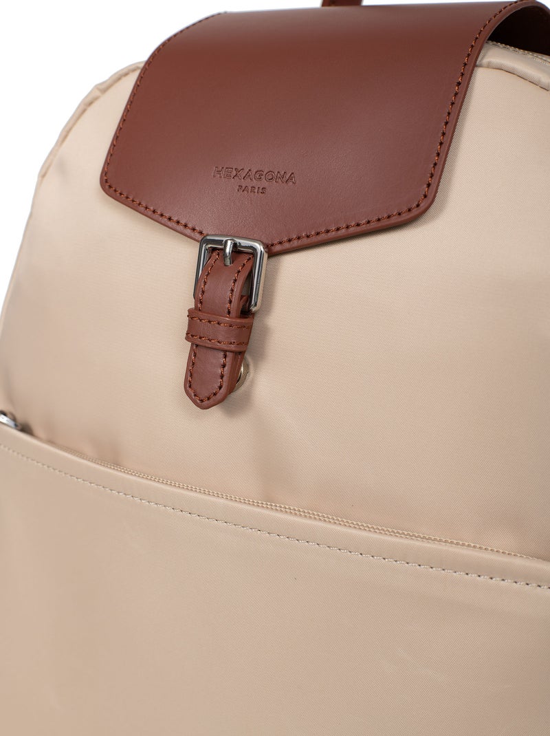 Sac à dos  Tablette & A4  Grand POP Beige sable - Kiabi