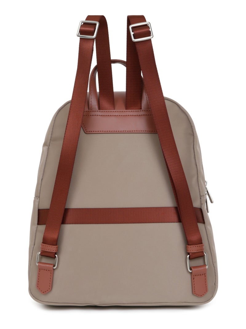 Sac à dos  Tablette & A4  Grand POP Taupe - Kiabi