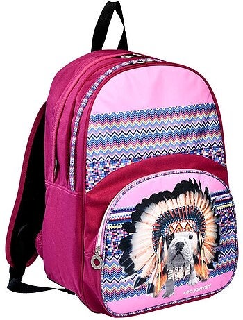 Sac à dos téo jasmin apache 45 cm – 2 compartiments zippés