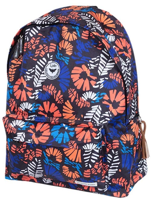 Sac à dos tissu Les Petites Bombes imprimé tropical 42 cm à zip - Kiabi Sac à dos tissu Les Petites Bombes imprimé tropical 42 cm à zip - Kiabi