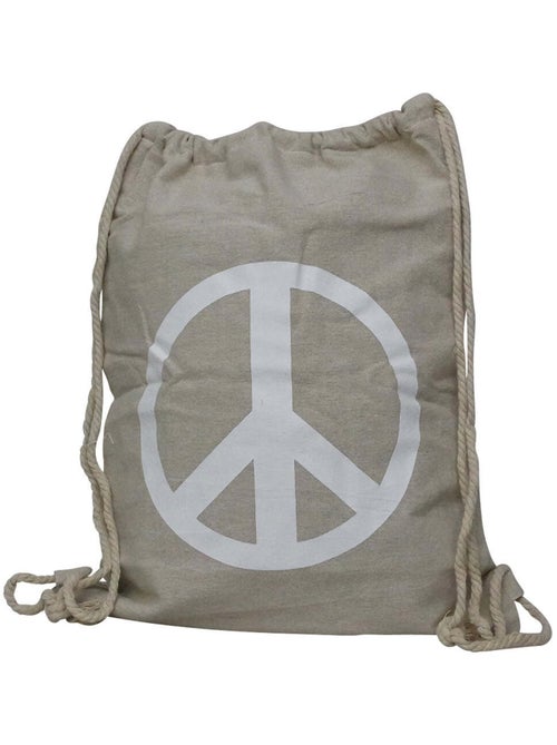 Sac a dos toile HIPPIE - Kiabi